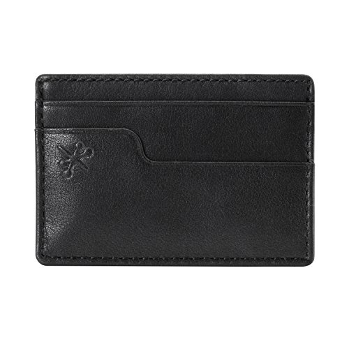 HOJ Co. Eastwood Money Clip Wallet-Front Pocket Wallet-Leather Covered Clip-Slim
