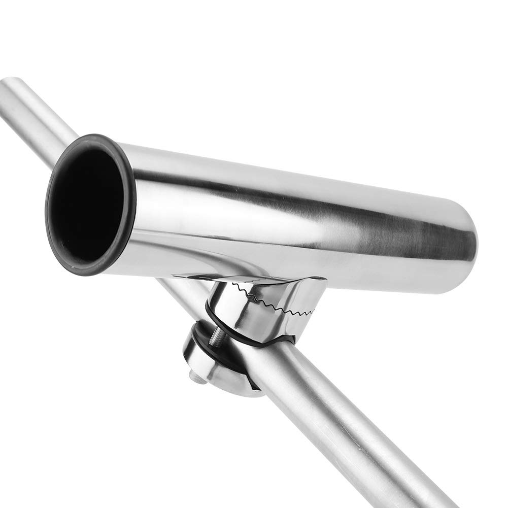 Jadeshay Adjustable Fishing Rod Holders Clamp On Rails Mounting for Rails 1" to 1-1/4"