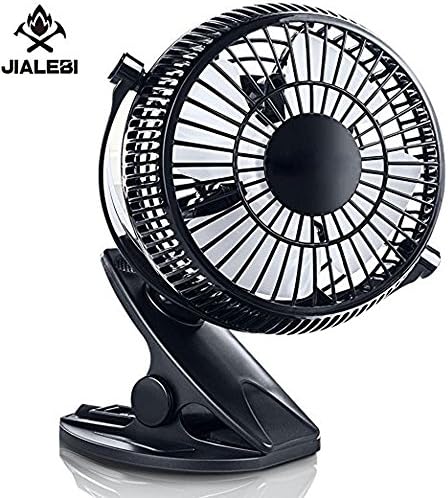 Mini Desk USB Fan, 360 degree Rotation Clip Table Fan 6 Inch with Powerful Airflow design for Home Office Dormitory