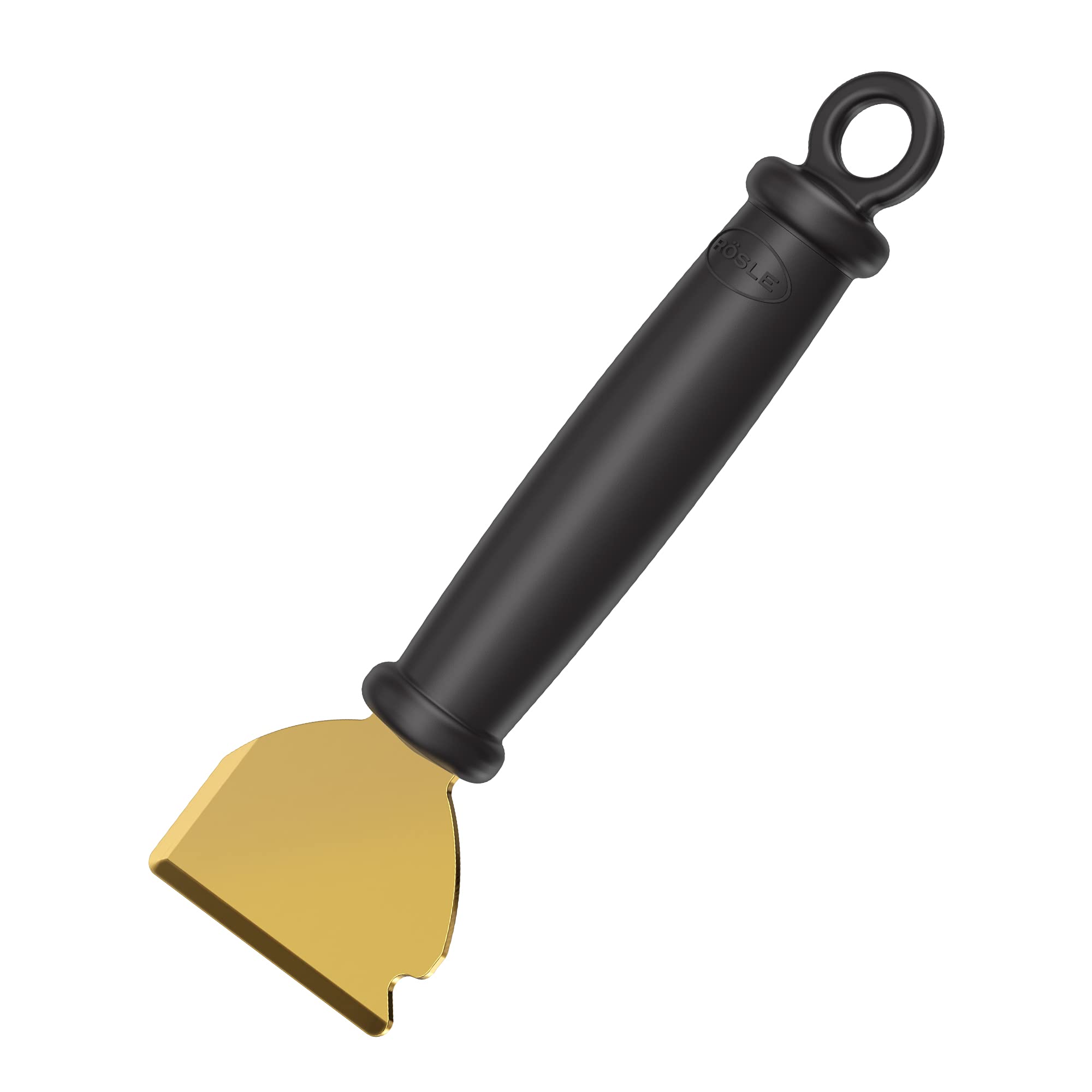 RÖSLE Universal Scraper Scrap X Grill Scraper with Two-Sided Brass Blade, Cleaning Combustion Chamber and Glass Pane
