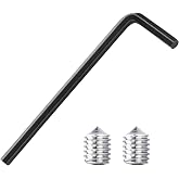 Yayapig Handle Set Screw Package with Wrench for Anderson Storm Door Parts | Door handle Set Screw for Andersen 1990 to 1999 Hinged Patio Doors,Fits 400 Series Frenchwood Patio Doors 6mm Stainless Steel
