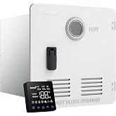 Gen II Ranein On-Demand Propane RV Tankless Water Heater, 15×15 White Door & Remote Control, High Altitude Compatible, CSA Ce