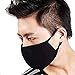 FakeFace Flu Dust Masks Reusable Activated Carbon Cotton Filter Breathable Safety Respirator for Outdoor Cycling Face Earloop Masks Dust Pollen Flu Germs Allergens Masks for Women Men Black 3pcs 0.1lb