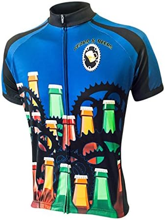 Beer Drinker Men's Bike Jersey, Large