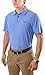 Urban Fox Men's Golf Shirts for Men | Short Sleeve Performance Polo Shirts for Men | Heather Dry Fit | Moisture Wicking | Blue X-Large