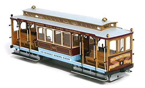 Occre San Francisco No.60 Cable Car (Street Car) Wooden Model Kit