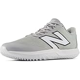 New Balance Unisex FuelCell 4040 V7 Turf Trainer Baseball Shoe,Raincloud/Optic White,Men 15 / Women 16.5 Wide