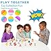 Kids Bath Bombs with Surprise Toys Inside Xmas Gift Set Bubble Bath Fizzies Safe Ingredients that Don't Stain the Tub (6PCS/SET)