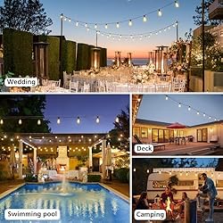 Brightever 3 Color in 1 LED Outdoor String Lights