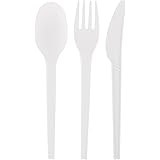 Amazon Basics Compostable Cutlery Set, 480 Count