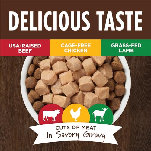 INSTINCT HEALTHY CRAVINGS GRAIN FREE RECIPE VARIETY PACK NATURAL WET DOG FOOD TOPPER BY NATURE’S VARIETY, 3 OZ. POUCHES (PACK OF 12)