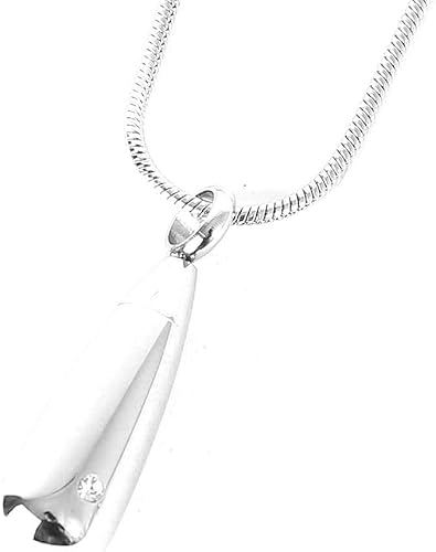 Amazon Co Jp Doux Maman メモリアルペンダント 遺骨入れ ペット 愛犬 供養 ティアドロップ ジルコニア入り ジュエリー