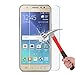 OMOTON Galaxy J5 Screen Protector (2015 Version) [2 Pack] - Tempered Glass Screen Protector for Samsung Galaxy J5 (2015) with [9H Hardness] [Crystal Clear] [No-Bubble]