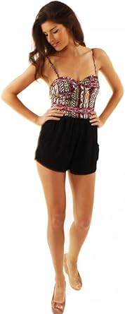 bustier playsuit