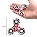 AOSKA Fidget Spinner Toy Stress Reducer 360 Degree Hand Spinner Ultra Durable Fidget Toy Spinner Stress Reducer Relieves (1 Red camouflage)