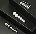 FUNRUN JEWELRY 30 Pairs Multiple Stud Earrings for Women Men Pearl Crystal Ball Piercing Earrings Set