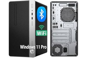 HP ProDesk 600 G4 Tower Desktop PC, Intel i5-8500T, 8GB RAM, 500GB HDD, Keyboard&Mouse, USB WiFi, USB Bluetooth, Windows 11 P