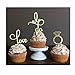 Hinsper OTHER 11 Love Topper Wedding Food Girls Birthday Cake Decor Cupcake Christmas Party Picks, 24 Pieces, Muffin Cups