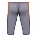 FEESHOW Men's Workout Gym Sports Fitness Running Tights Shorts Pants (Grey, L)