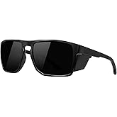 WISTON XL Z87 Sunglasses for Big Wide Heads Men Women TR90 Ultralight Side Shields UV400 Protective Sun Glasses W8705