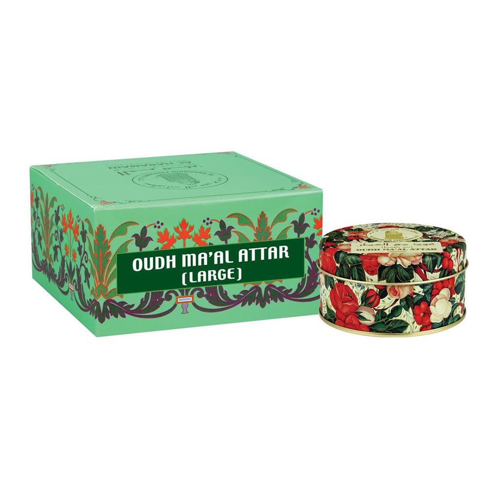 Al Haramain Bukhoor Oud Ma’al Attar Medium 40g | Premium Arabic Incense Bakhoor | Long-Lasting Oriental Oud Fragrance for Home, Office & Special Occasions | Traditional Arabic Bakhoor for Gifting