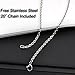 Cremation Jewelry Black Cross Stainless Steel Urn Pendant Necklace with 20