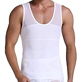 GSKS Mens Body Shaper Compression Tank Top Slimming Shapewear Abdomen Undershirt