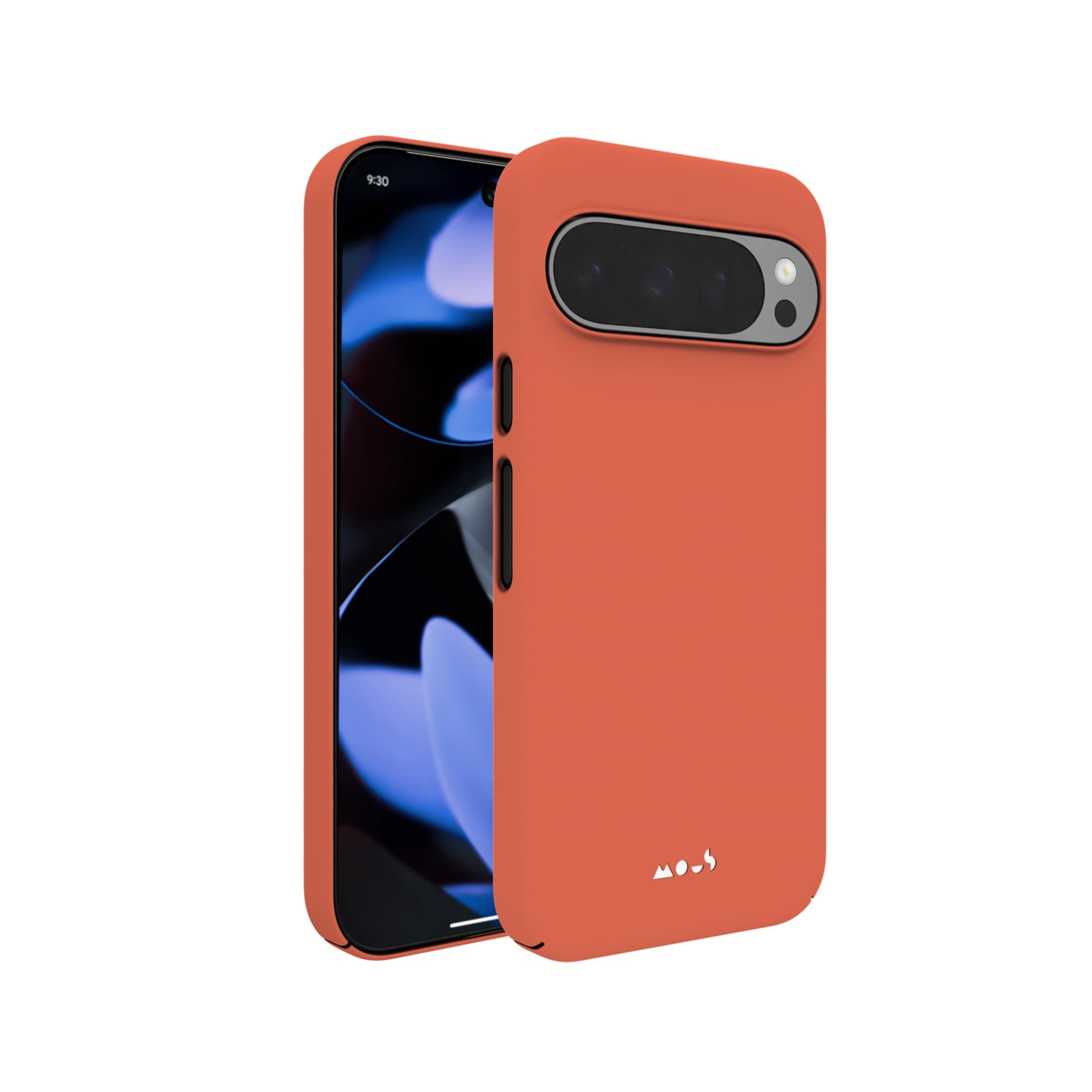 Mous for Google Pixel 9 Pro XL Case MagSafe Compatible - Super Thin - Magnetic Phone Cover - Hot Coral