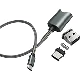 Magnetic Charging Cable Compatible with Alto, Premium Braided USB-C Charger Cord with Interchangeable Adapters (USB-A, Type-C,)