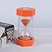 5 Minutes Plastic Sandglass Hourglass Sand Timer - Orange Precise Sand Clock