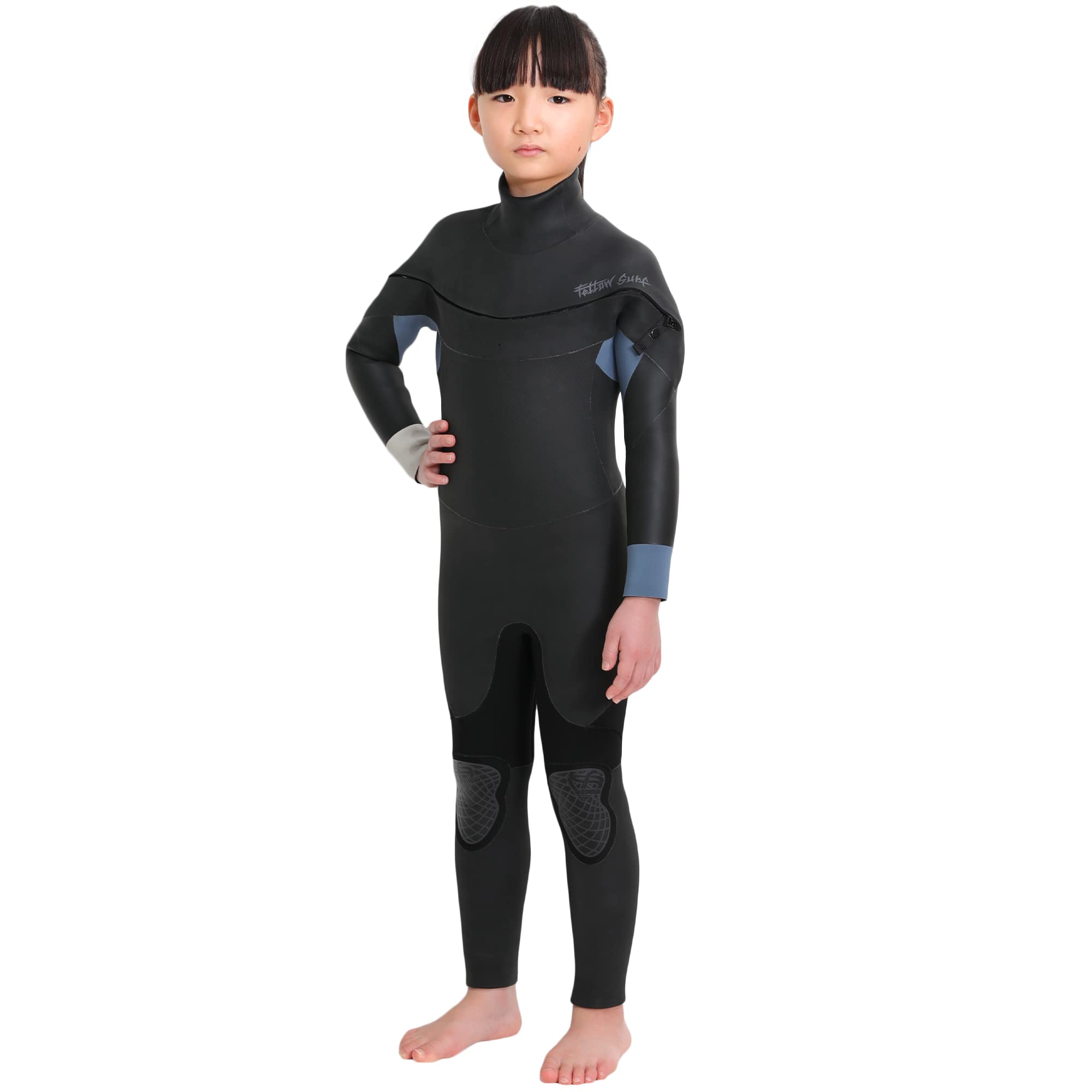 サーフィン・ボディボード FELLOW LONGCHEST ZIP SEMIDRY MLB Salvia