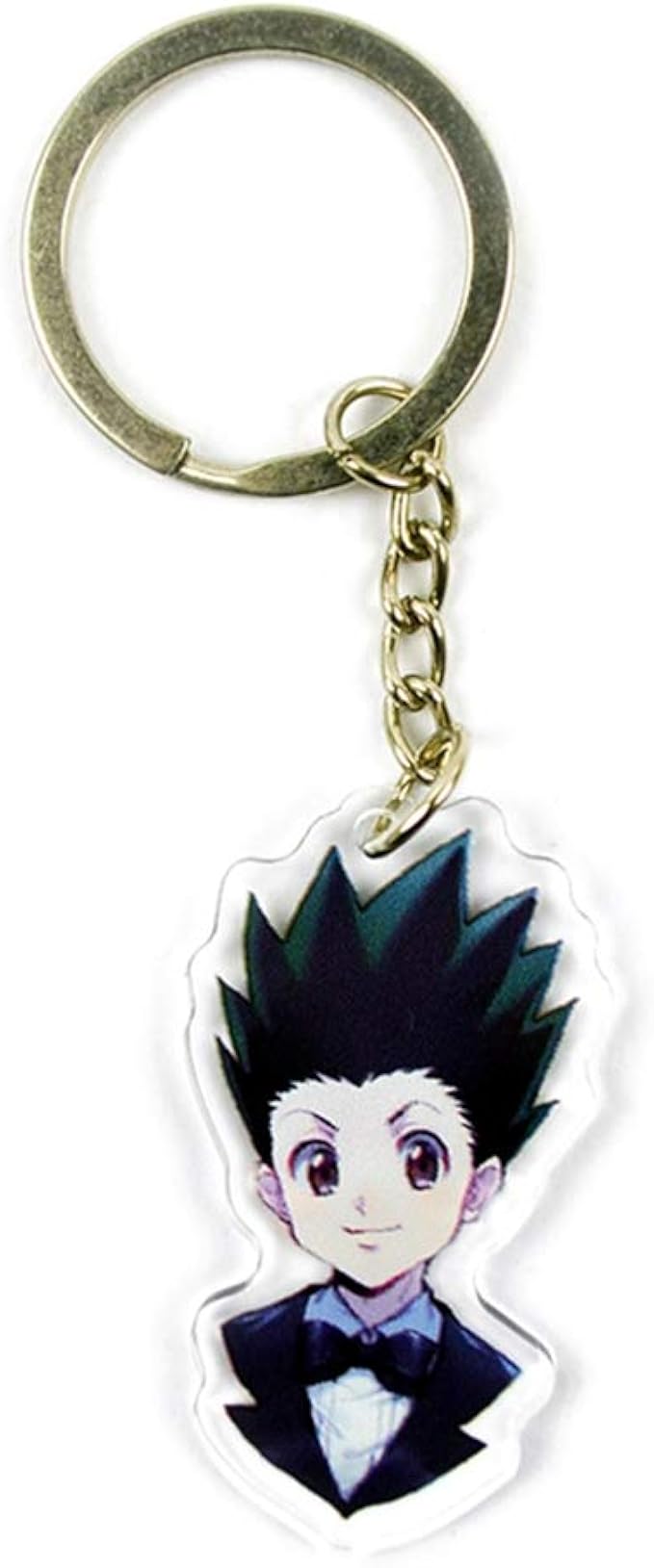 FRIUSATE Anime Hunter X Hunter Keychain, Sturdy Metal Keyring with