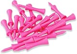 Zivisk Pink Golf Tees Plastic 57mm 100 Count Castle Tee 2-1/4 inch view 4