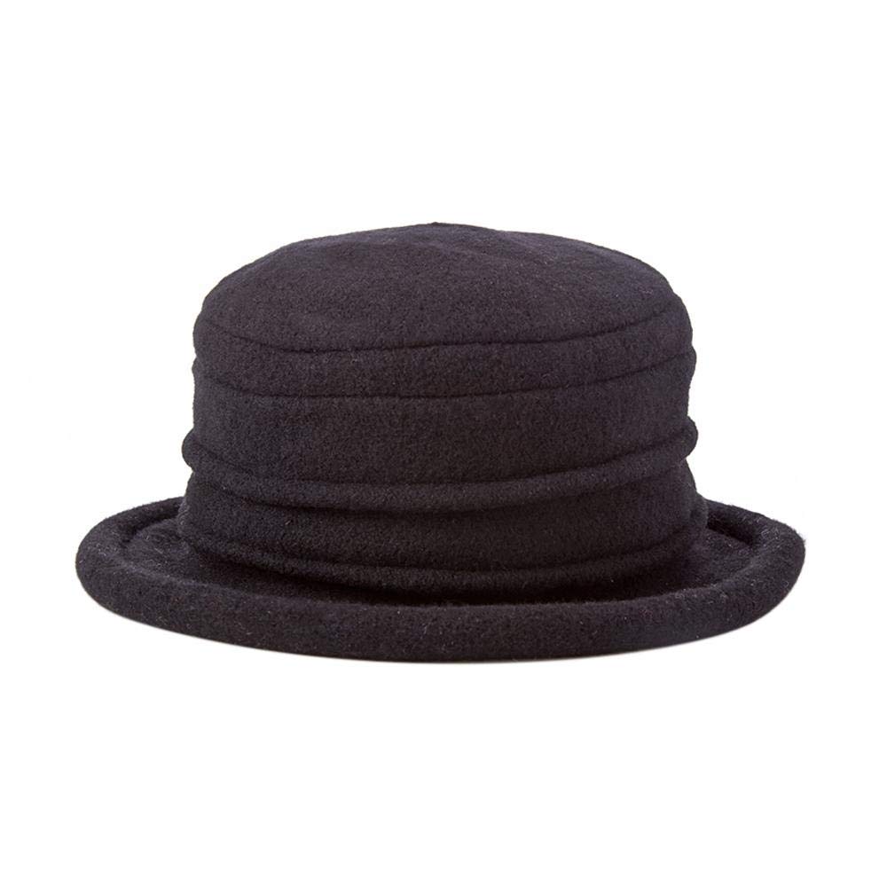 Packable Boiled Wool Cloche 