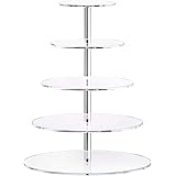 CRITIVE-SHOP 4-Etagen Tortenständer Aus Acryl - Cupcake Display Für Partys