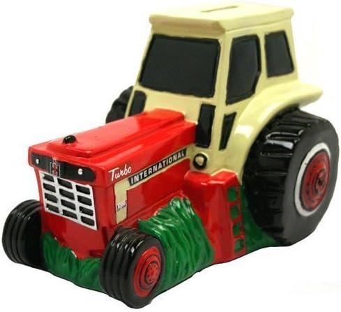 Case International 'IH' Tractor Piggy Bank by Kimougha