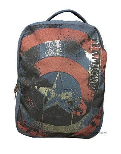 captain america canvas backpack