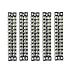 Summer-Home 5Pcs 15A 600V 12 Position Covered Dual Row Screw Terminal Barrier Strip Block Connector Bar primary