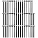 Pasow 50pcs Reusable Fastening Adjustable Cable Ties Wire Management (8 Inch, Black)