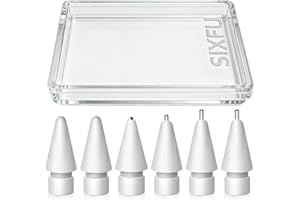 Replacement Tips Compatible with Apple Pencil, Upgraded No Wear Out Metal Tips Compatible with Apple Pencil 1st/ 2nd Gen/USB-