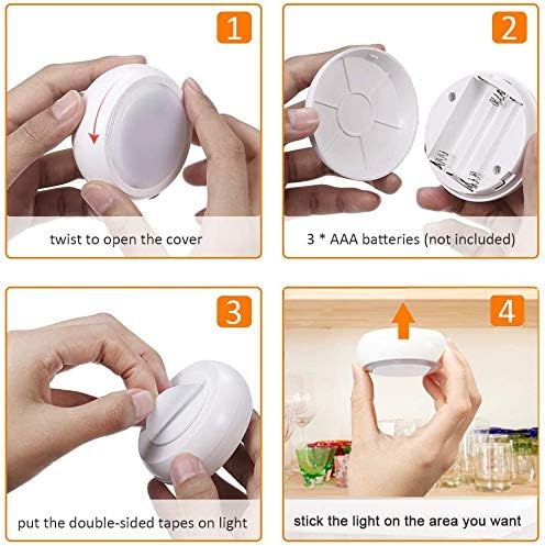 Comprar online | Bajo luces del gabinete RGBW Regulable LED Inalámbrico