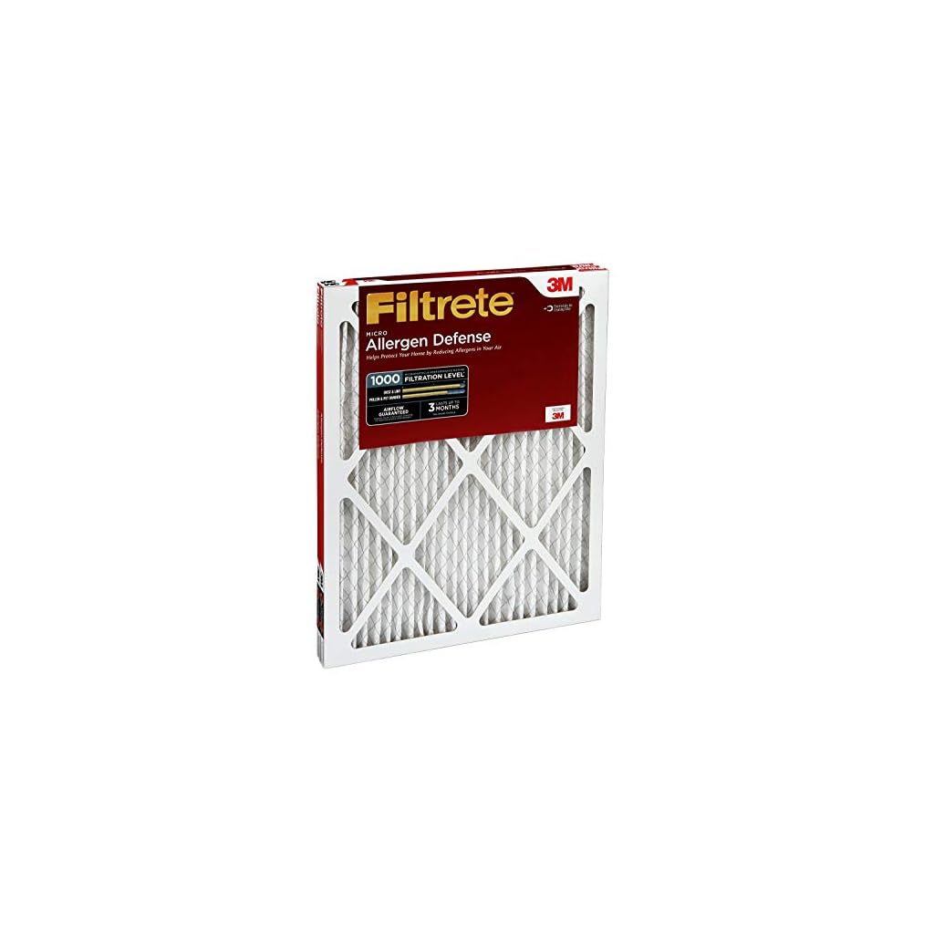 Filtro Aria Filtrete 12x12x1 MPR 1000 - Per Fornelli E AC, Contro Allergeni, Confezione Da 2
