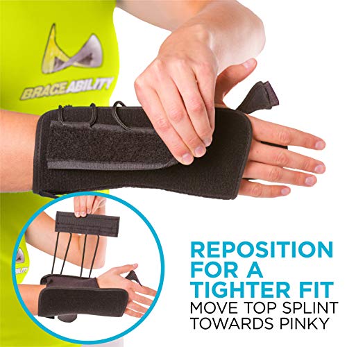 BraceAbility Gaming Wrist Brace Video Game Support Guard for Console, Laptop, or PC Computer