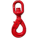 Heavy Duty Swivel Lifting Hook - 4410 lbs Capacity - Hoist Hook Sling for Heavy Cargo【2ton】