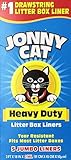 JONNY CAT Litter Box Liners, Heavy Duty, Jumbo 5 Per Box (4 Pack/Boxes)