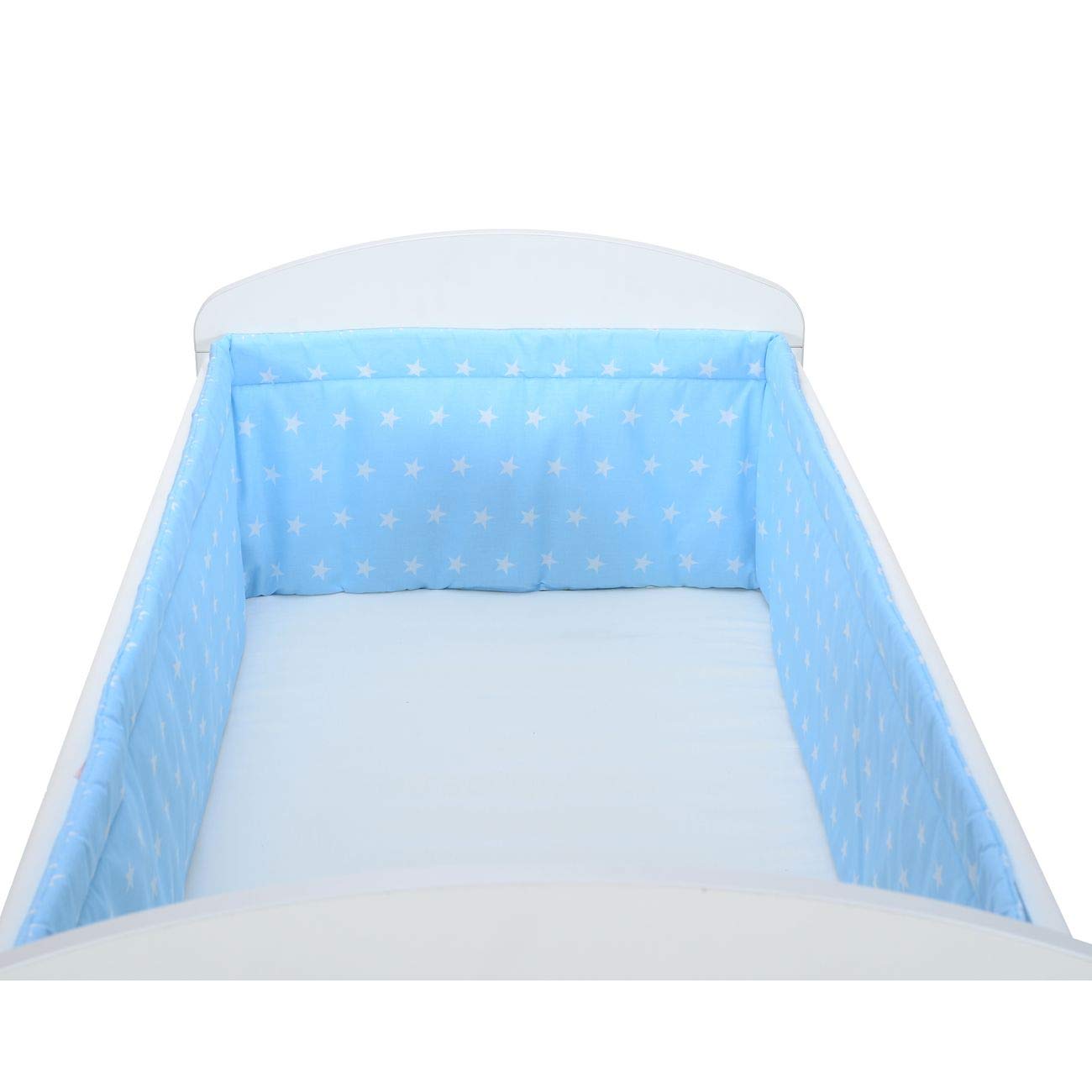 Lcp Tour De Lit Bebe I Nid Douillet En Bleu Pour Lits De Bebe Et Denfant Avec Motif Detoiles Blanc 180x30 Matelas Et Linge De Lit Literie Et Linge De Maison Lawawarenesssociety In