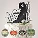Personalized Wedding Cake Toppers Mr and Mrs Cake Topper | Bride and Groom Cake Toppers Wedding (Mr & Mrs White)