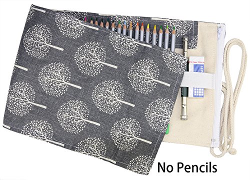 image for HzFluo.Codelo Hz.Codelo Canvas 72 Colored Pencils Wrap, Travel Pencil 