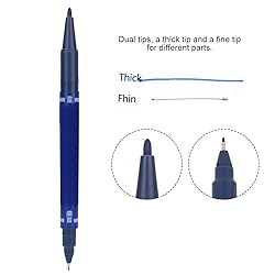 Joyzan Marking Pen, Double End Marker Piercing