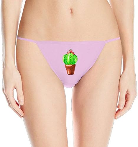 War Wolf WeiWeihu Ladies G Stringsthongs Painting Cactus Sexy Healthy G String Underwear